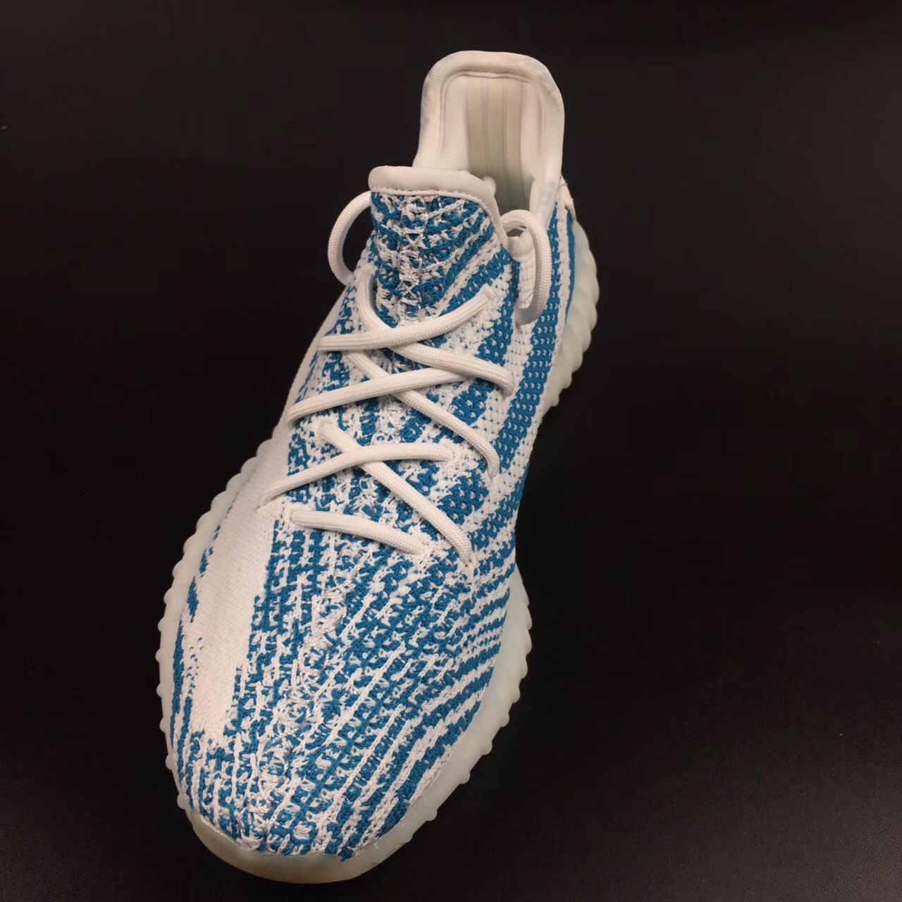 Super Max C4 Yeezy 350 V2 Boost Blue White GS